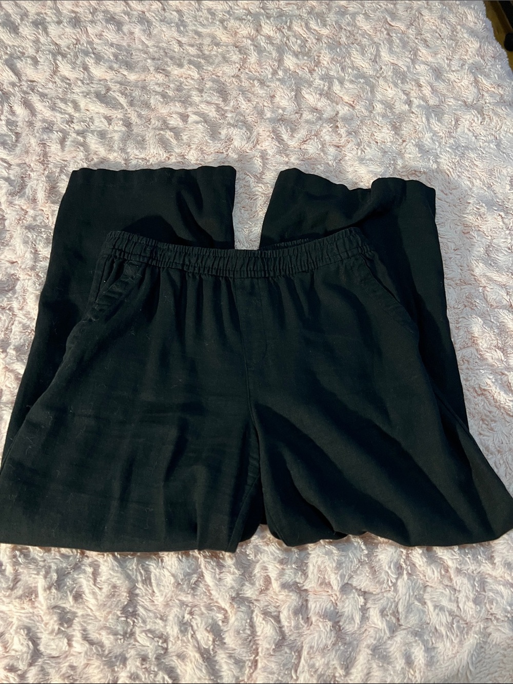 Women’s Black Pull-On Lounge Pants Old Navy